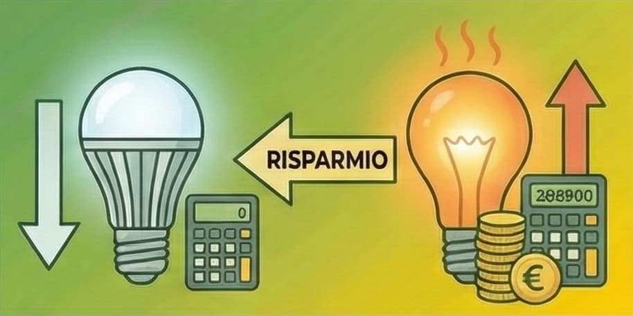 LED vs Lampade Tradizionali: Calcolo del Risparmio Reale